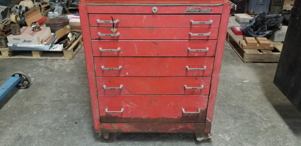 Mac Tool Cabinet W/contents Assorted Tools