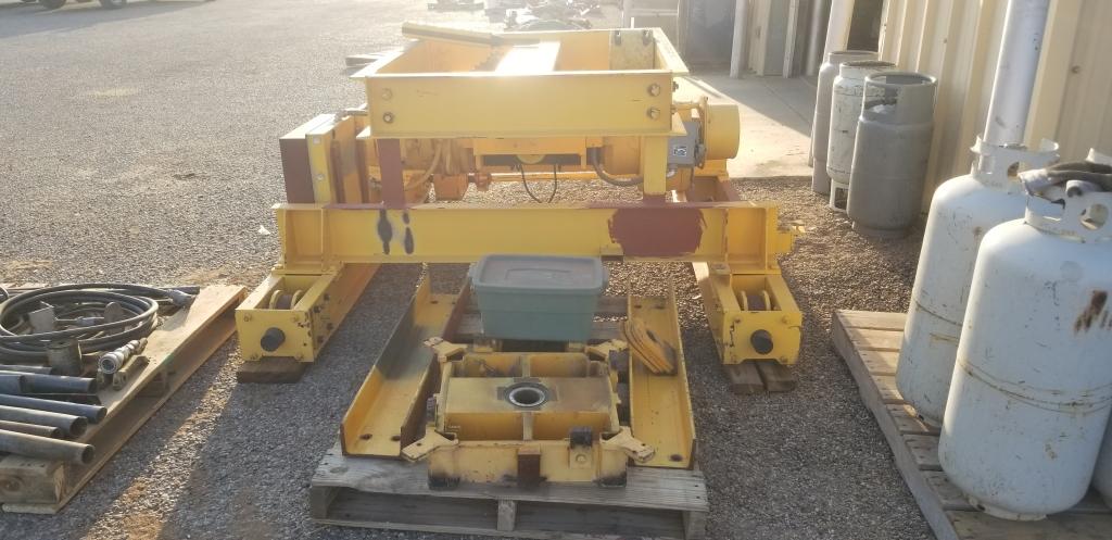 Wright Work-rated Bridge Crane W/ Cross Beams