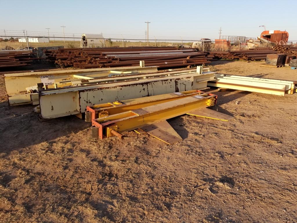 Wright Work-rated Bridge Crane W/ Cross Beams