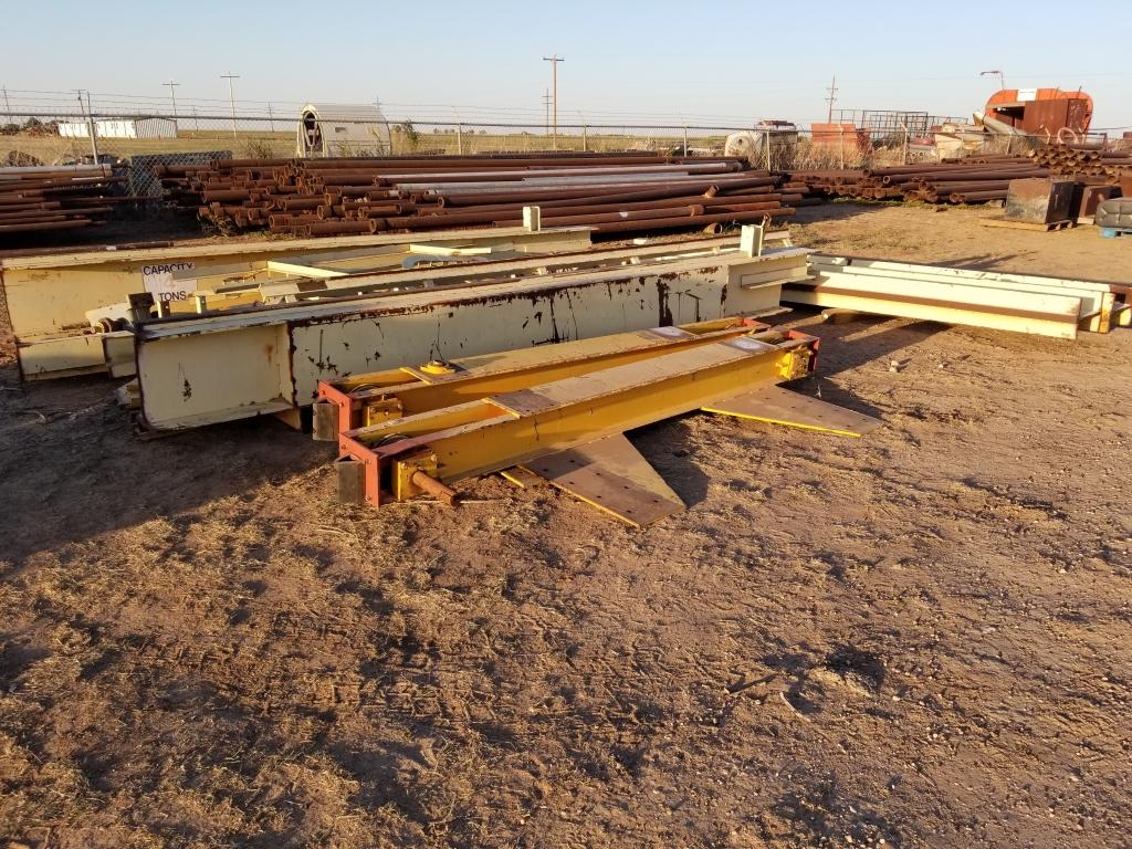 Wright Work-rated Bridge Crane W/ Cross Beams