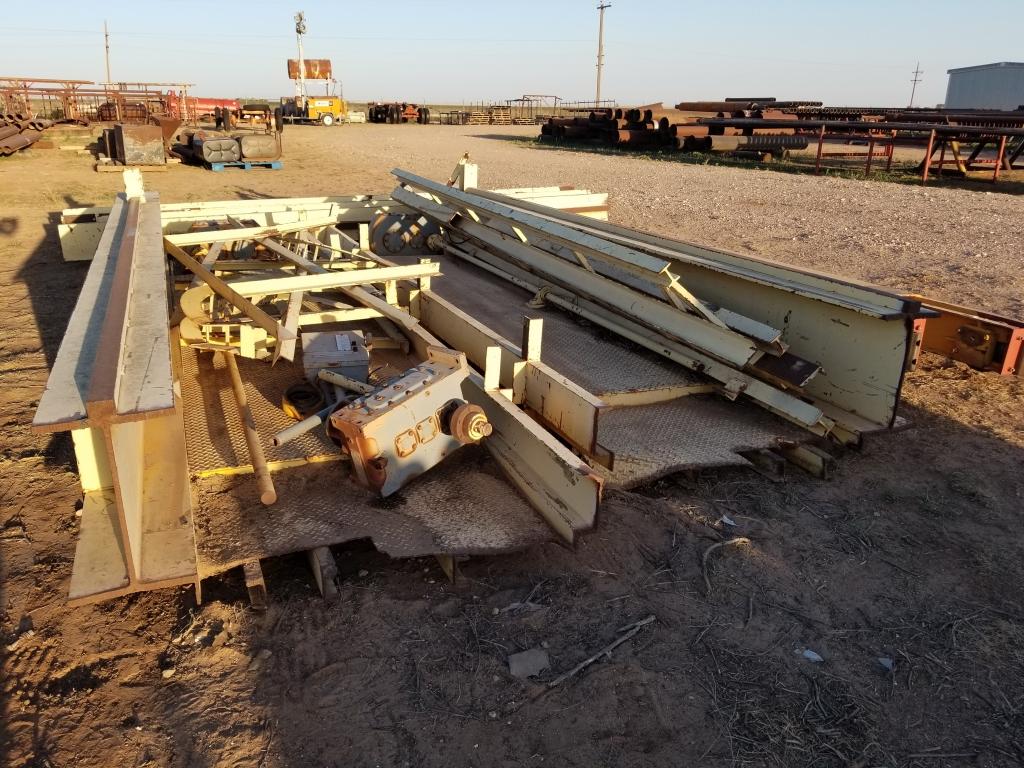 Wright Work-rated Bridge Crane W/ Cross Beams