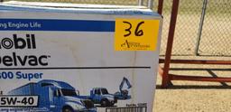 (12) Gallons Delve 15w40, (57) Assorted Quarts