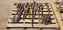 (2) Chains & (10) Boomers W/ Boomer Bar
