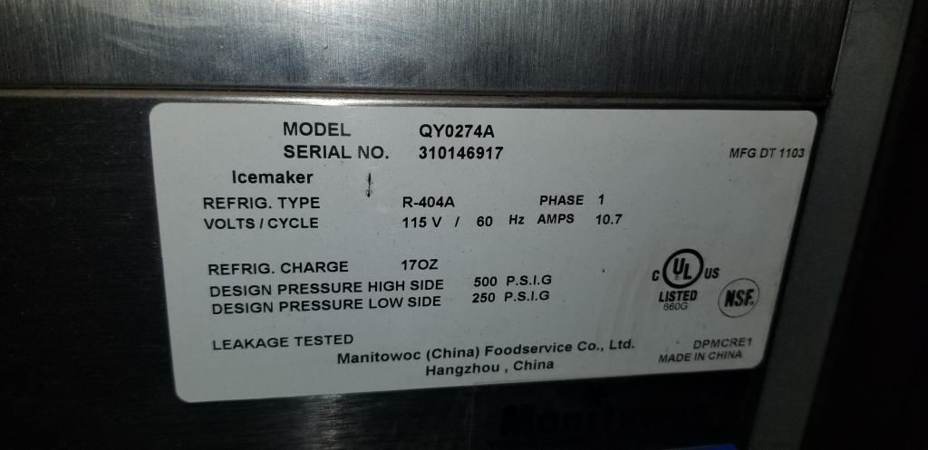 Manitowoc Ice Machine