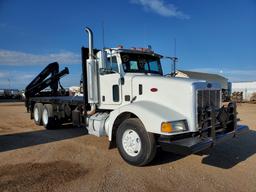 2006 Peterbilt 357 Flatbed Knuckle Boom Truck
