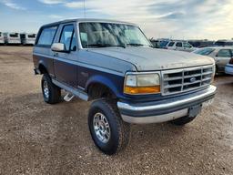 1992 Ford Bronco Custom  SUV 2D