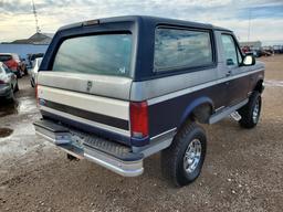 1992 Ford Bronco Custom  SUV 2D