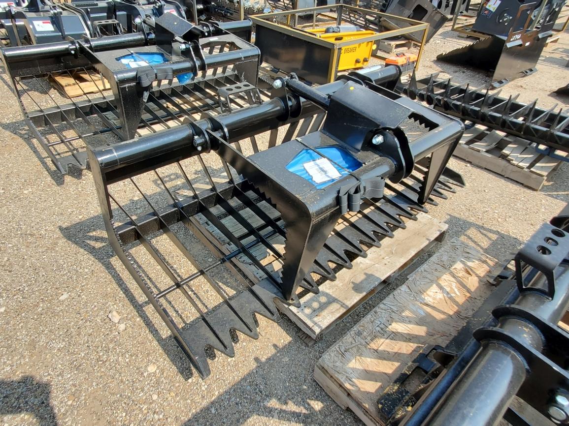 76" QT Skeleton Grapple Single Cylinder