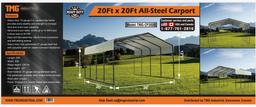 TMG-CP2020 Carport 20'x20'