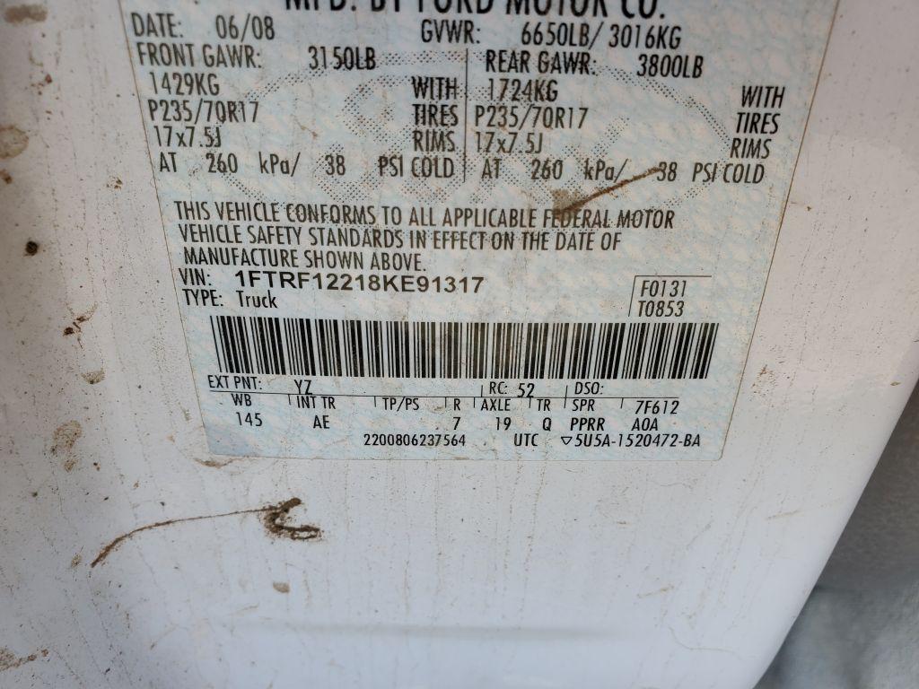 2008 Ford F150 XL  Regular Cab 2D XL