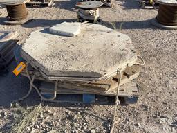 (3) 4’ Octagon Outrigger Pads