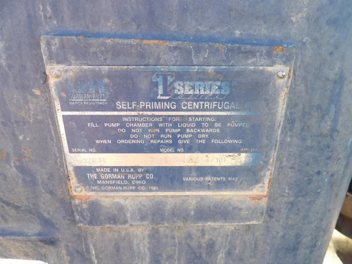 Gorman-Rupp 6" Trash Pump