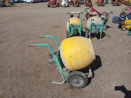 Imer Electric Cement Mixer Wheelman II (POLY DRUM) 5 Cubic