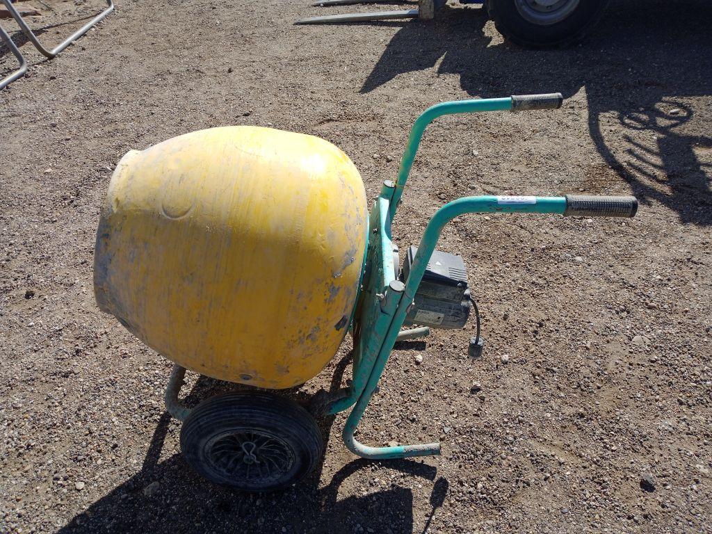 Imer Electric Cement Mixer Wheelman II (POLY DRUM) 5 Cubic
