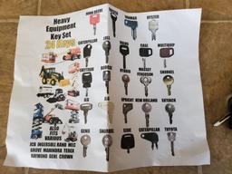 (24) Universal Heavy Equipment Keys