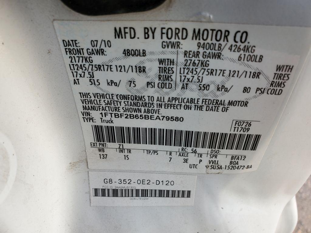2011 Ford F250 Super Duty XL Regular Cab 2D
