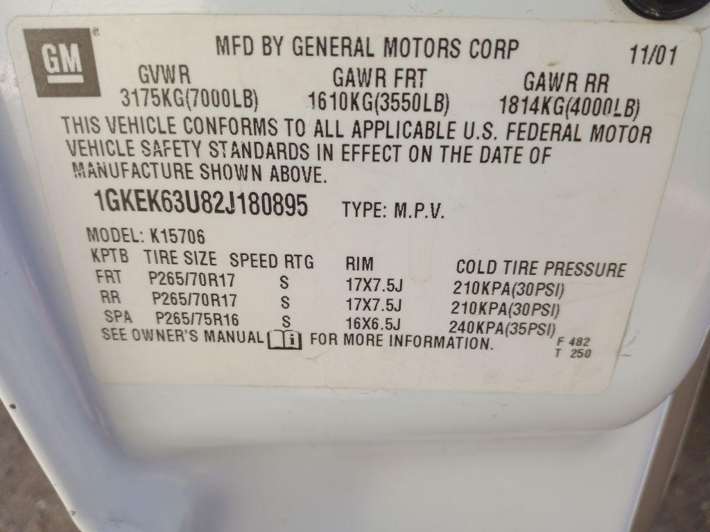 2002 GMC Yukon Denali SUV 4D