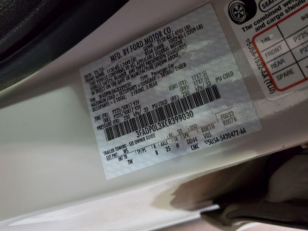 2012 Ford Fusion Hybrid Sedan 4D