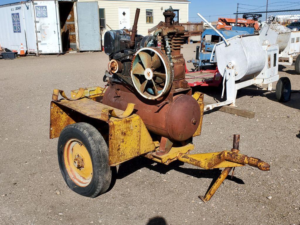 Mobile Trailer Mounted Air Compressor