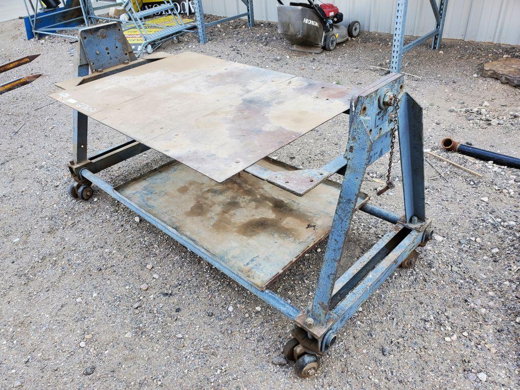 Heavy Duty Welding Table on Wheels