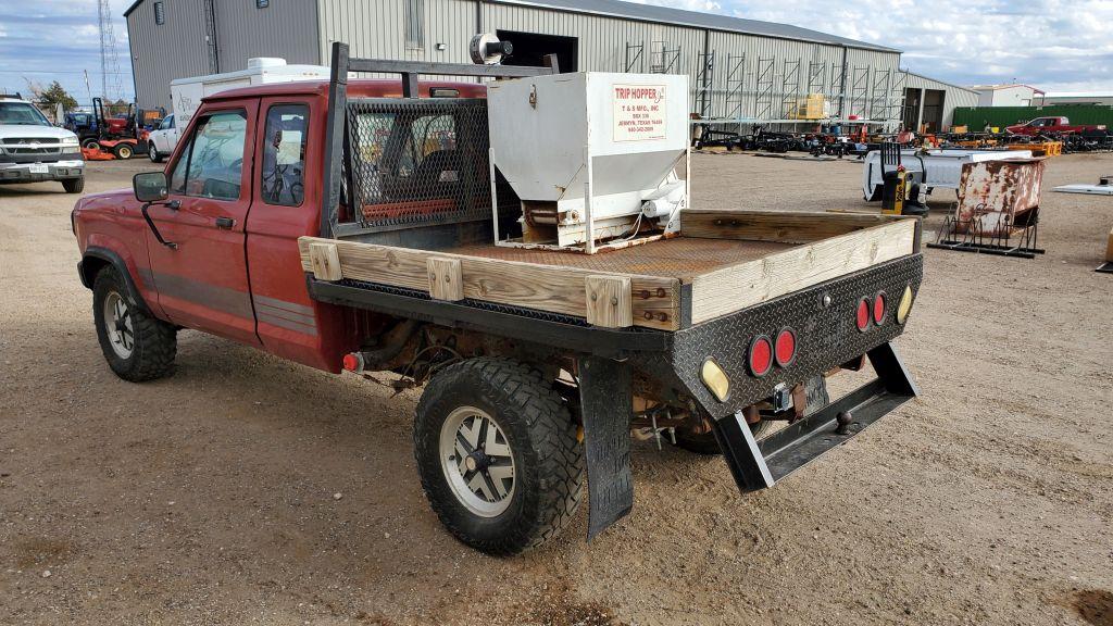 1987 Ford Ranger Custom Supercab 2D Flatbed Pickup Truck