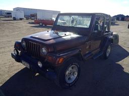 2001 Jeep Wrangler Sahara SUV 2D