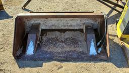 5' Tink Rollover Skid Steer Bucket