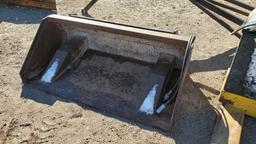 5' Tink Rollover Skid Steer Bucket