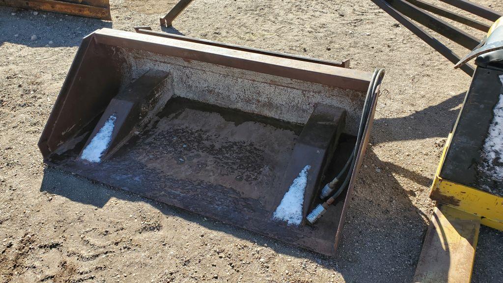 5' Tink Rollover Skid Steer Bucket