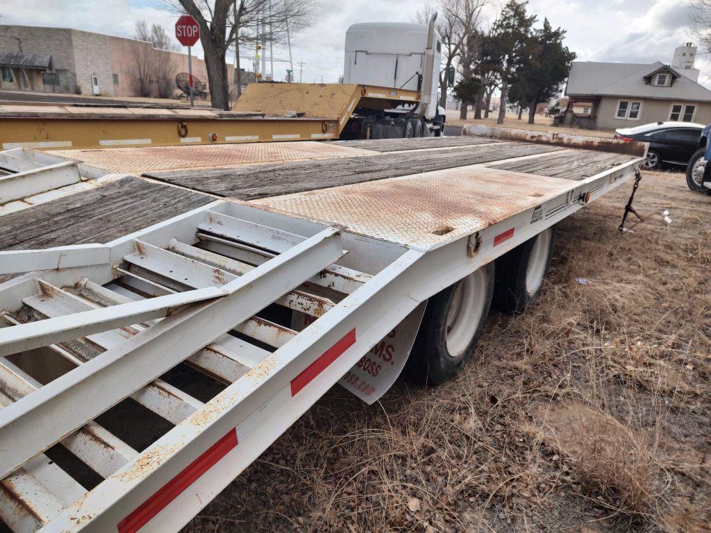 2006 Trailboss 30K Backhoe Flatbed Trailer