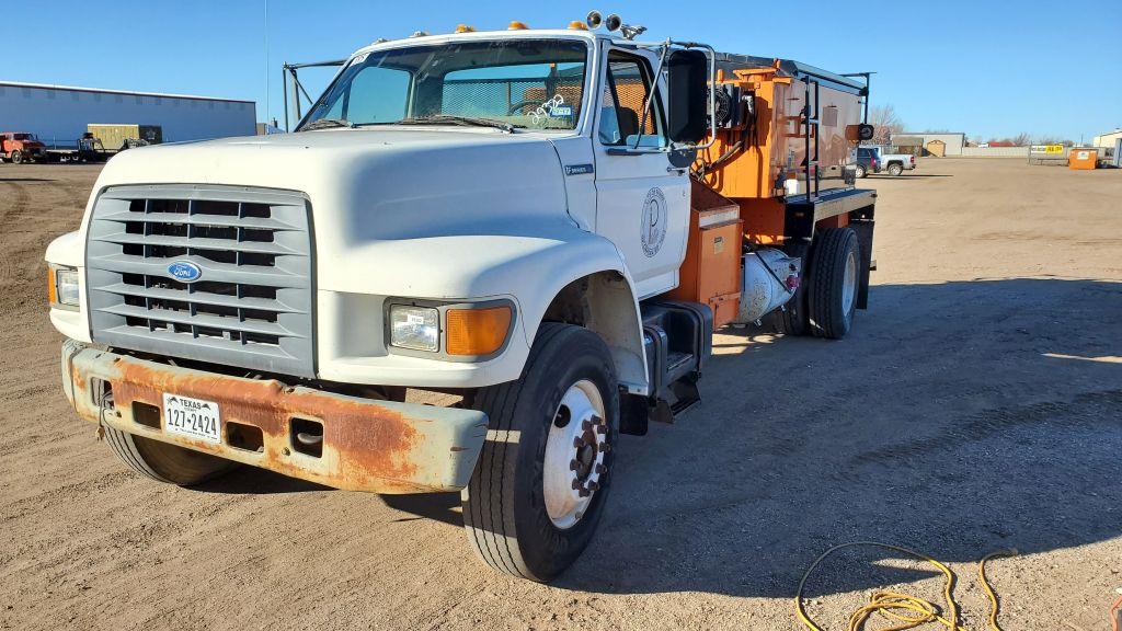 1997 Ford F800 F Series Conventional Cab Patch Truck