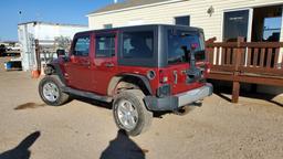 2012 Jeep Wrangler Unlimited Sahara SUV 4D