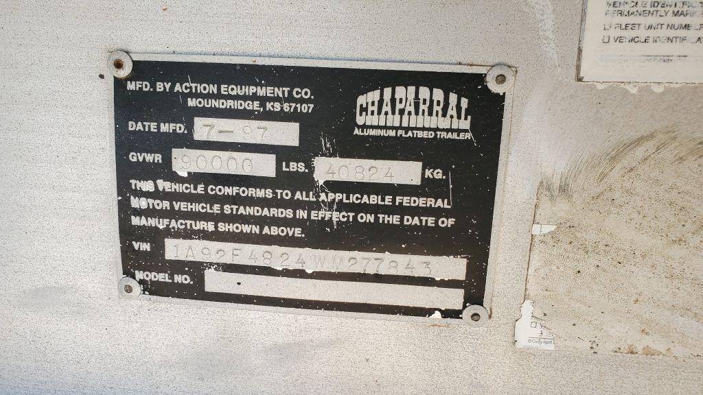 1998 Chaparral All Aluminum Spread Axle