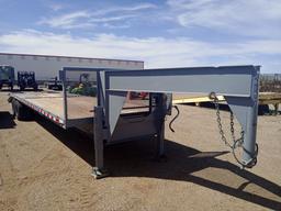 1984 BOUY Flatbed Trailer