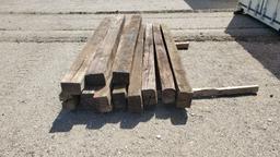 (11) 8' Wooden Cross Ties