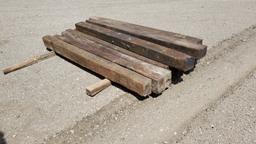 (11) 8' Wooden Cross Ties