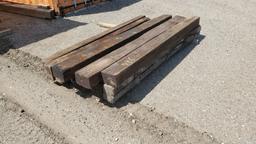 (11) 8' Wooden Cross Ties