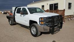 2017 Chevrolet Silverado 3500 W/T Crew Cab Flatbed