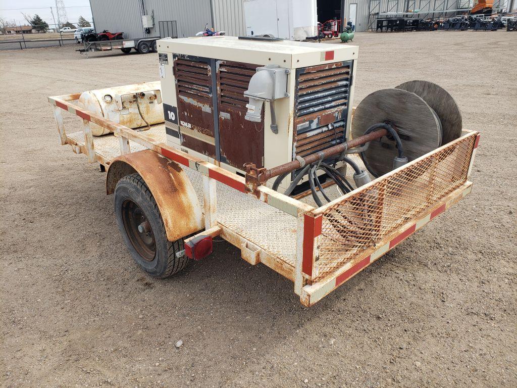 1997 Kohler Power System 10 Generator  Trailer