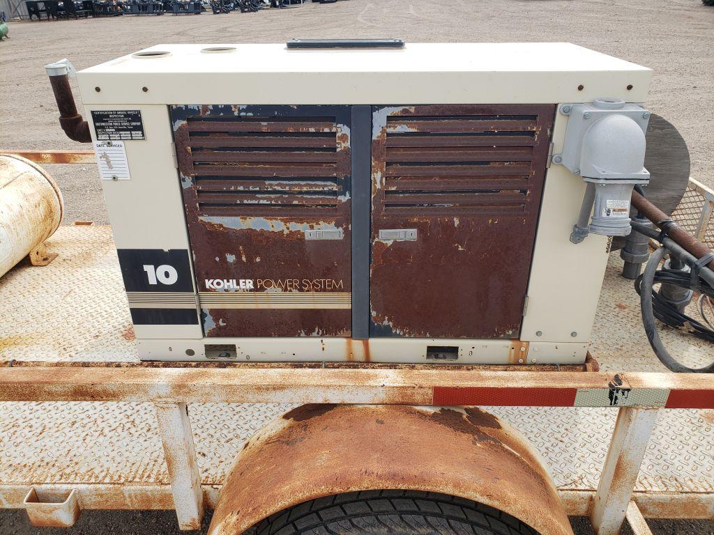 1997 Kohler Power System 10 Generator  Trailer
