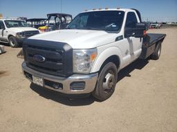 2015 Ford F350 Super Duty XL Regular Cab 2D Flatbed  Pickup Truck XL DRW 2WD