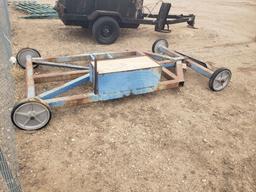 4 Wheel Pull Behind Cart Frame