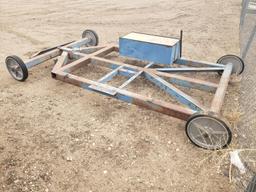 4 Wheel Pull Behind Cart Frame