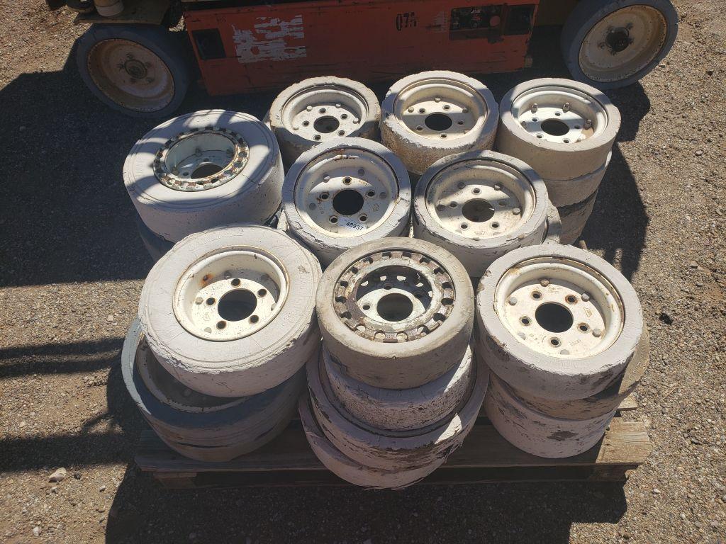 Pallet of Scissor Lift Tires/Wheels