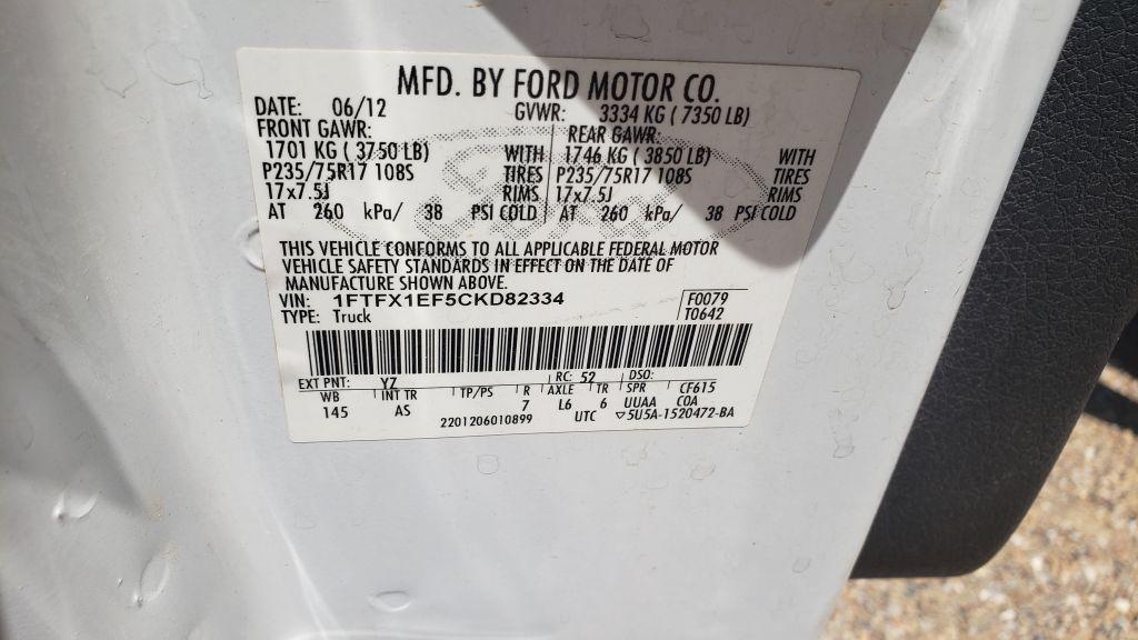 2012 Ford F150  STX Supercab 4D STX