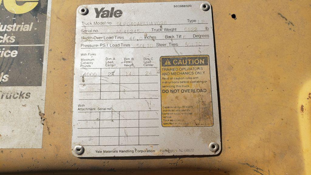 Yale LP Forklift