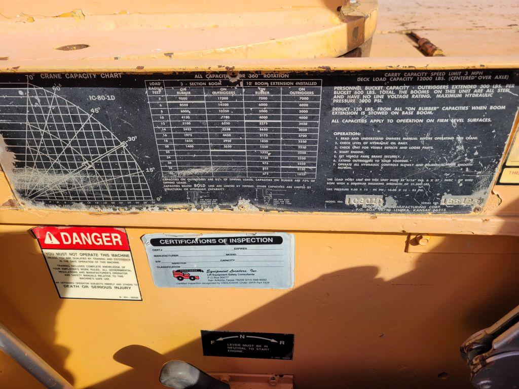 Broderson IC-80 Crane