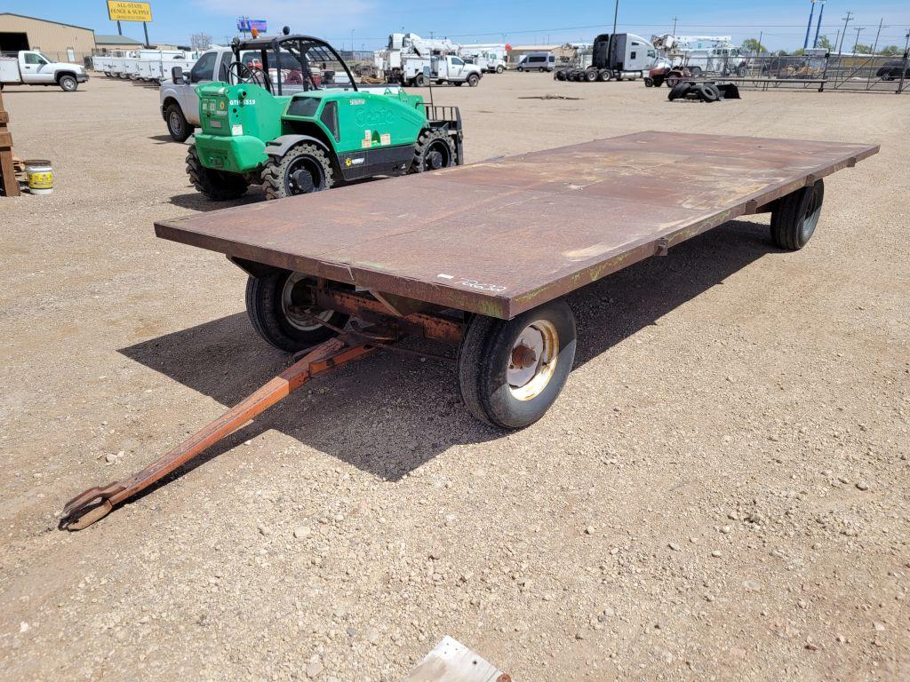 Drop Pin Flatbed 2 20" Axle Farm Trailer