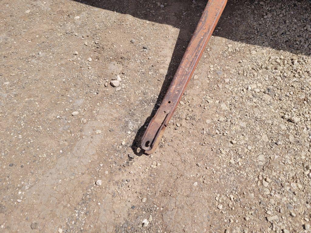 Drop Pin Flatbed 2 20" Axle Farm Trailer