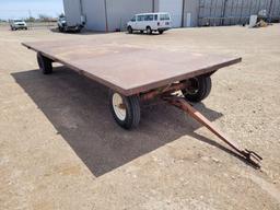 Drop Pin Flatbed 2 20" Axle Farm Trailer